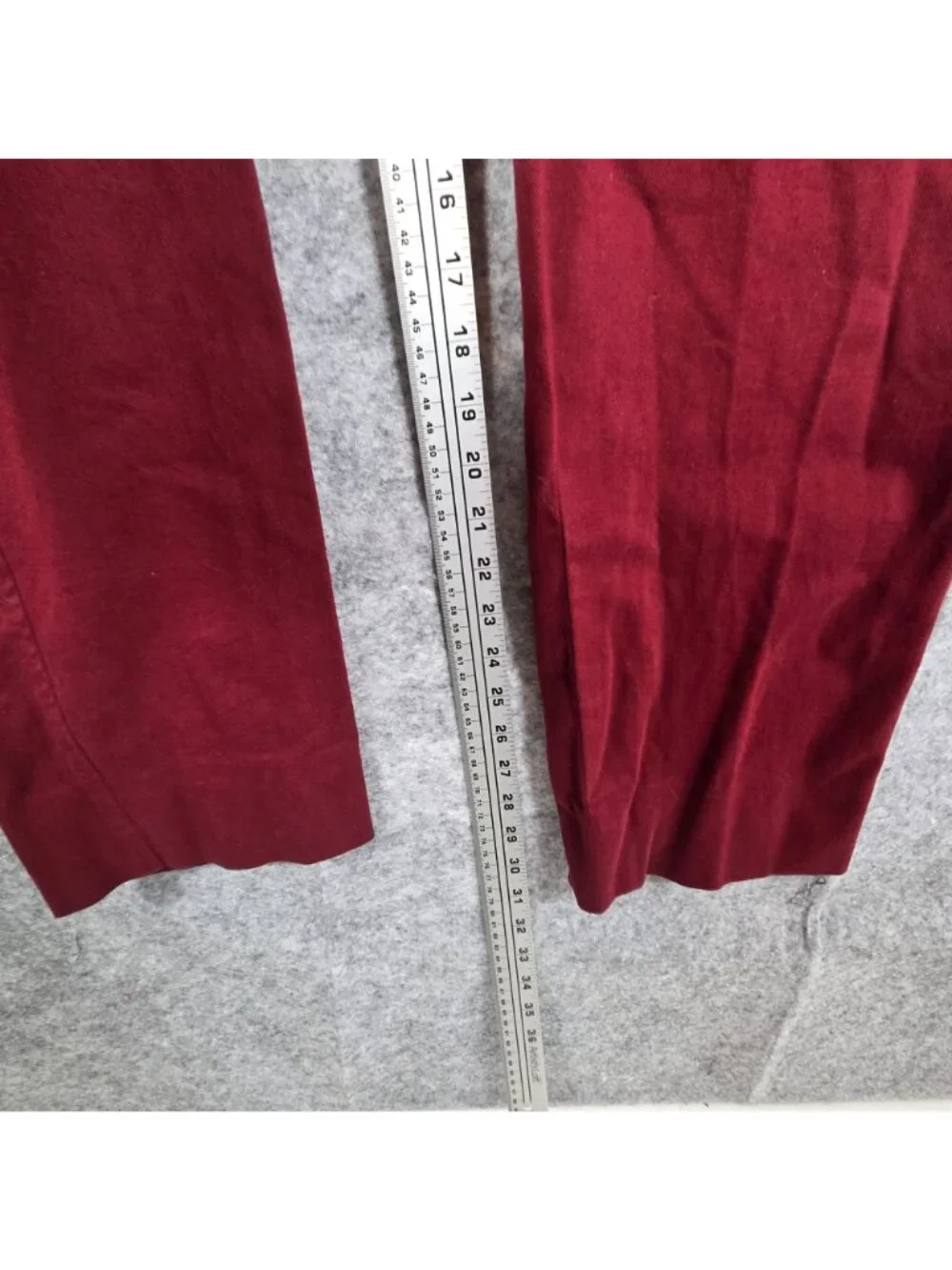 Brooks Brothers Fitzgerald Men’s Straight Leg Pants Maroon Size 40x32 - Picture 6 of 12